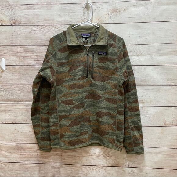 PATAGONIA BETTER SWEATER IN CAMO PRINT - Picture 1 of 7